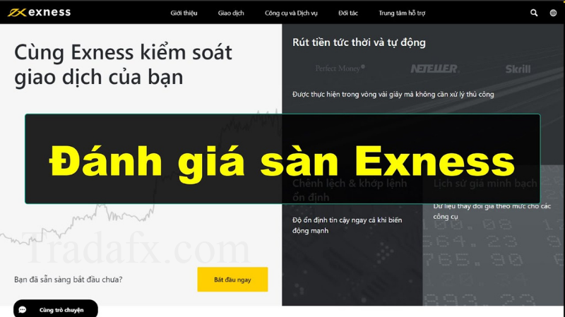 Đánh giá dịch vụ chăm sóc khách hàng tại sàn Exness