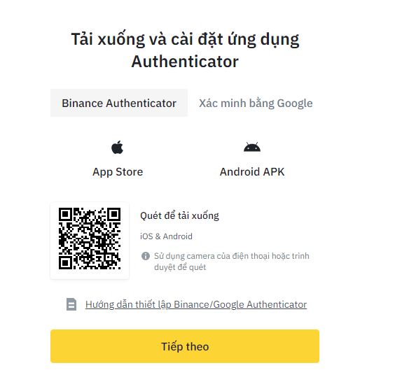 Xác thực bằng Google Authenticator