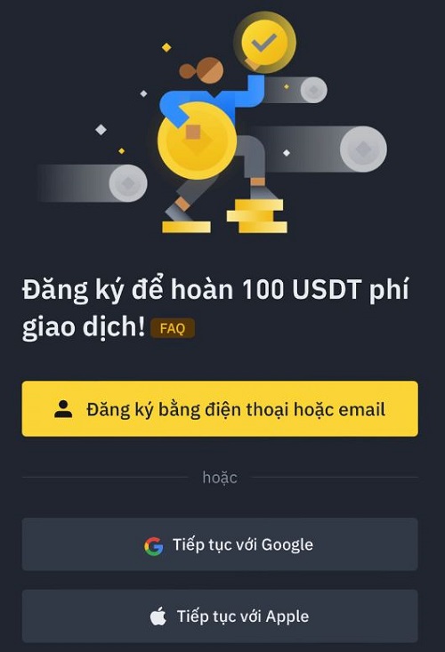 Đăng ký tài khoản Binance