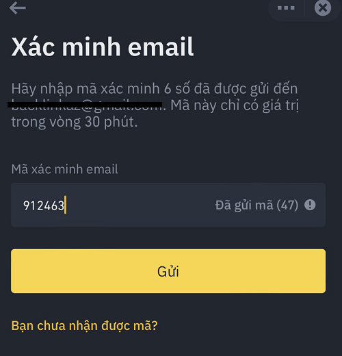 Xác nhận đăng ký tài khoản